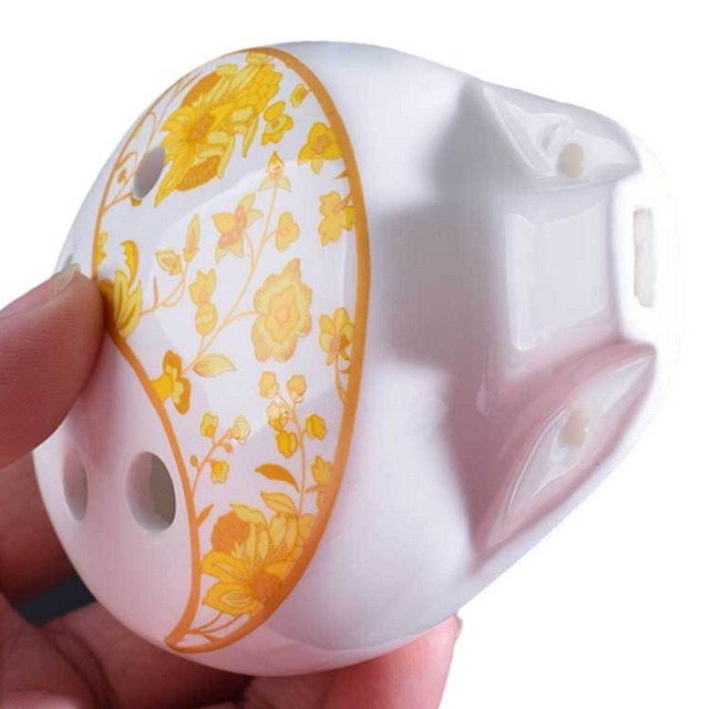 6-Hole Ceramic Ocarina Chinese Style