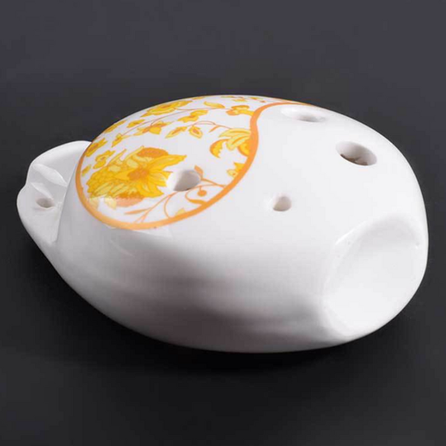 6-Hole Ceramic Ocarina Chinese Style