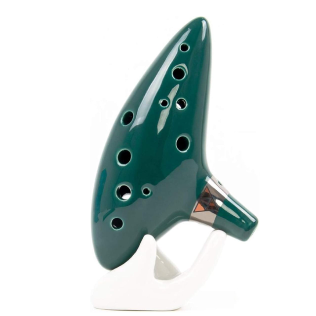 12-Hole Malachite Typical Ocarina