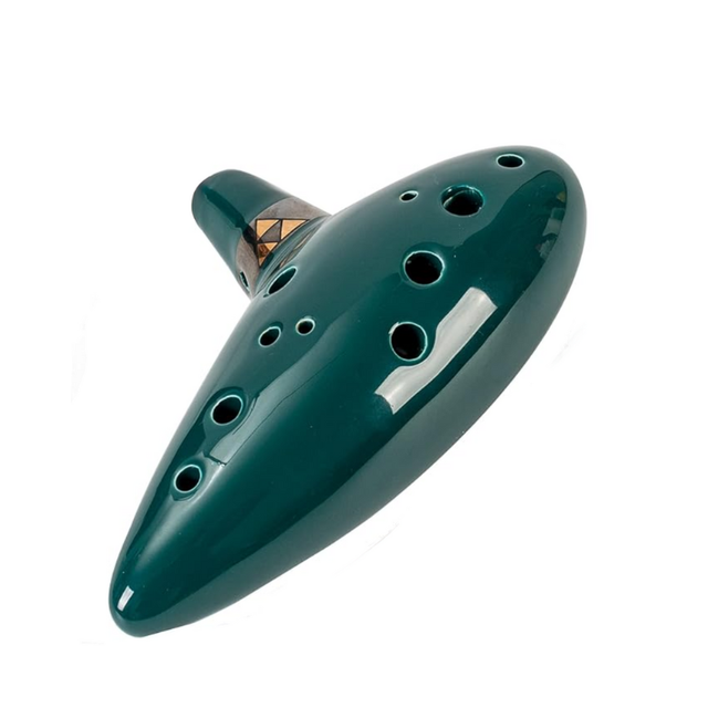 12-Hole Malachite Typical Ocarina