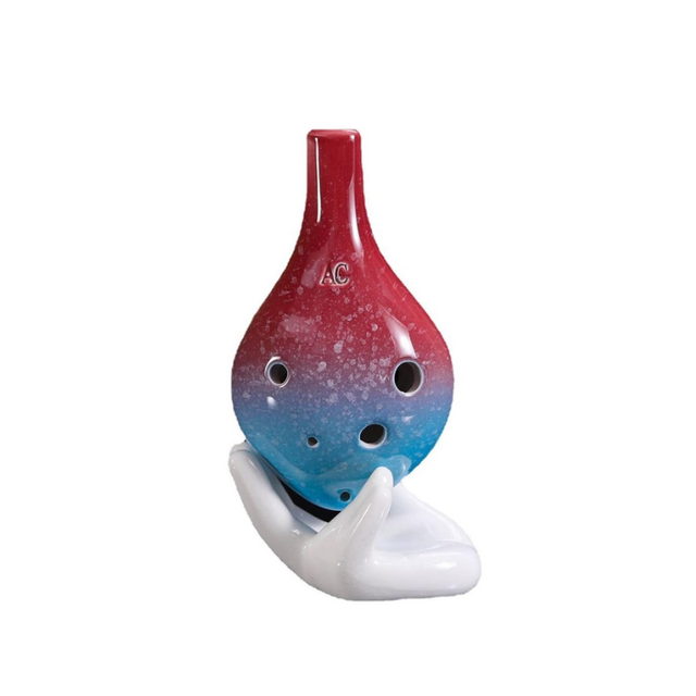 6-Hole Pomegranate Red Ocarina Special Drop Shape