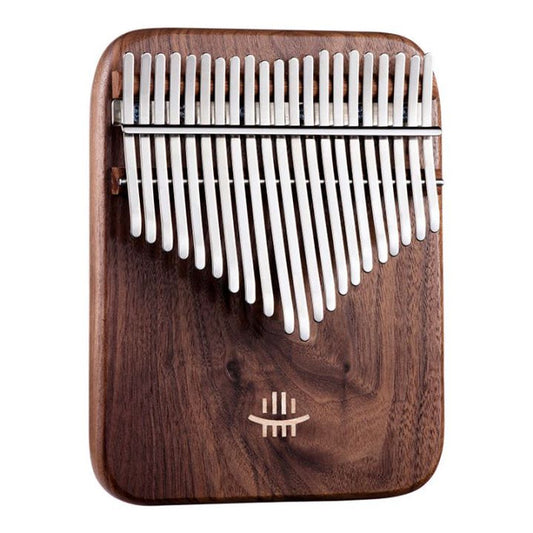 21 Keys Kalimba Brown Walnut Wood Straight with Round Edge