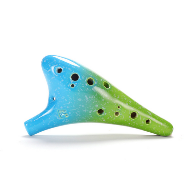 12-Hole Chinese Blue Ocarina