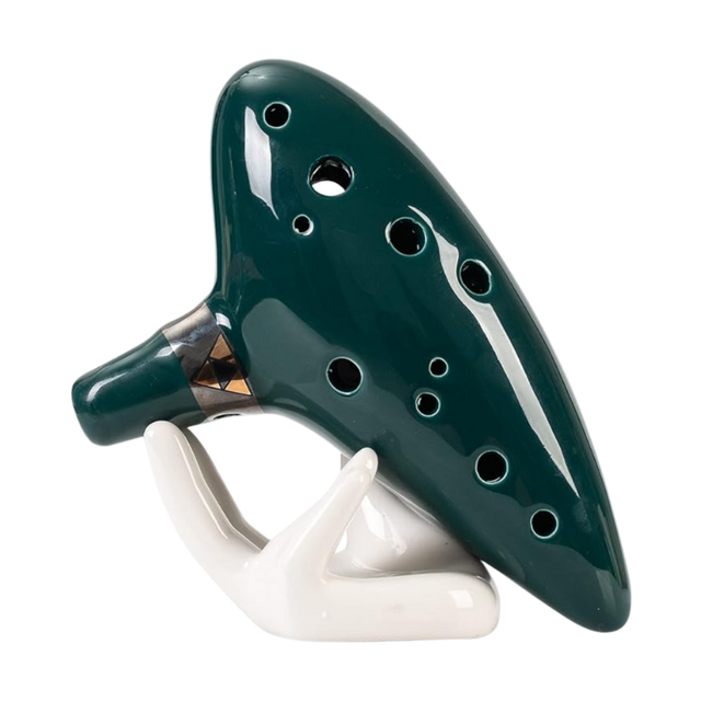 12-Hole Malachite Typical Ocarina