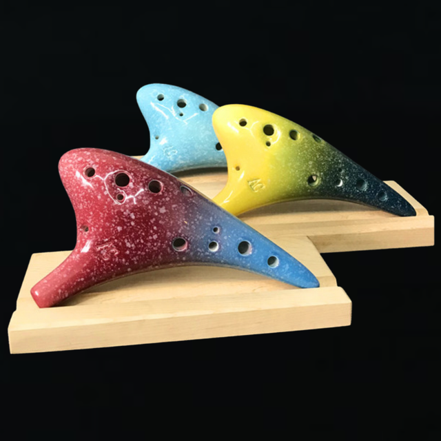 12-Hole Pomegranate Red Ocarina