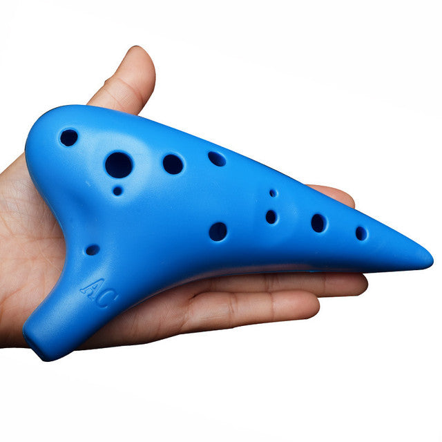 12-Hole Blue Ocarina Classic Shape