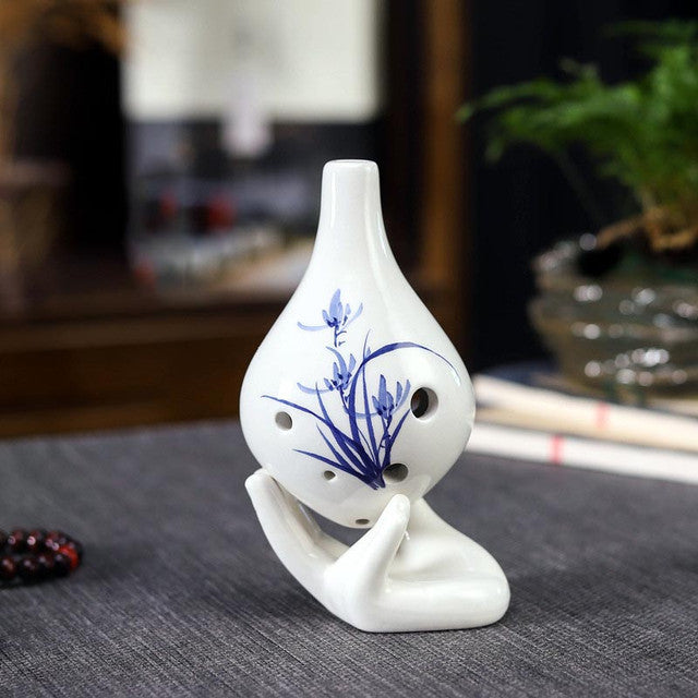 6-Hole Orchid Ocarina Special Drop Shape