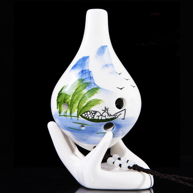 6-Hole Landscape Ocarina Special Drop Shape