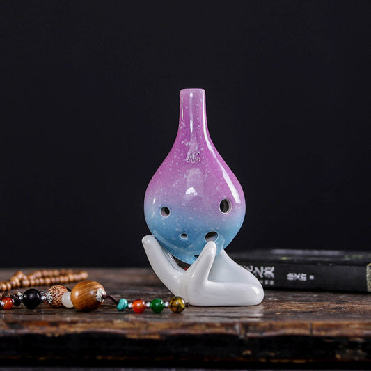 6-Hole Lavender Ocarina Special Drop Shape