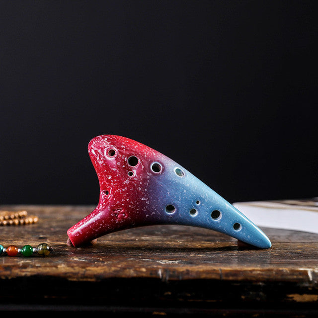 12-Hole Pomegranate Red Ocarina