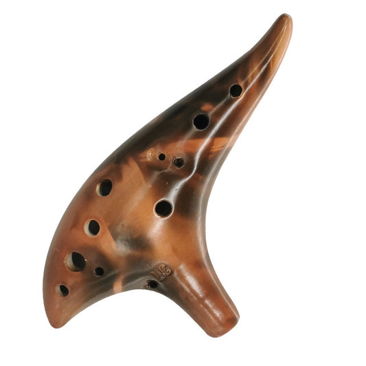 12-Hole Brown Ocarina