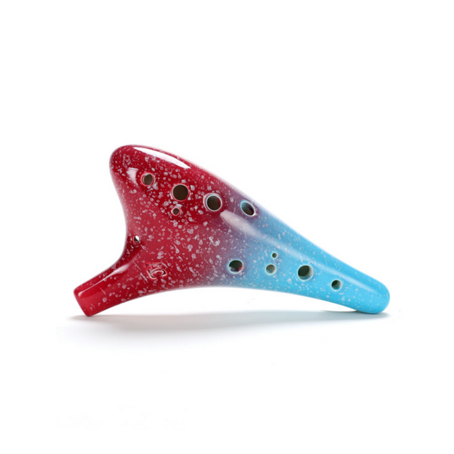 12-Hole Pomegranate Red Ocarina