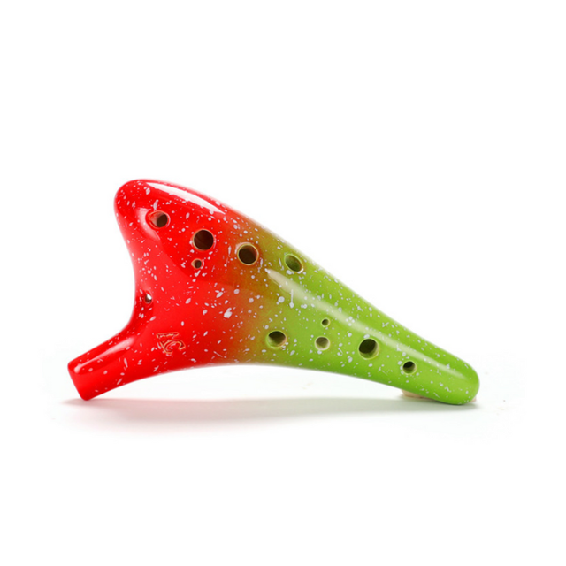 12-Hole Chinese Red Ocarina