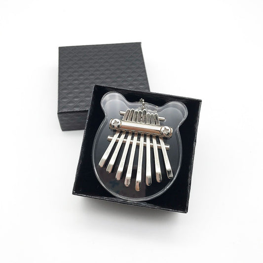 8 Keys Kalimba transparent Acrylic Bear Shape