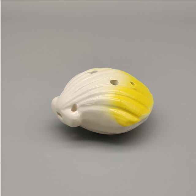 6-Hole Yellow Ocarina Shell Shape