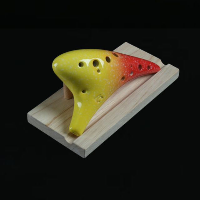 12-Hole Tomato Yellow Ocarina