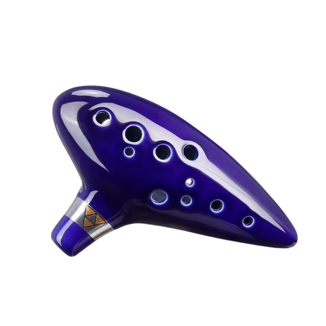 12-Hole Dark Blue Typical Ocarina