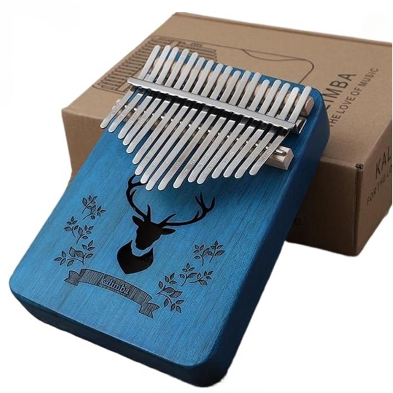 17-Key Blue Deer Kalimba