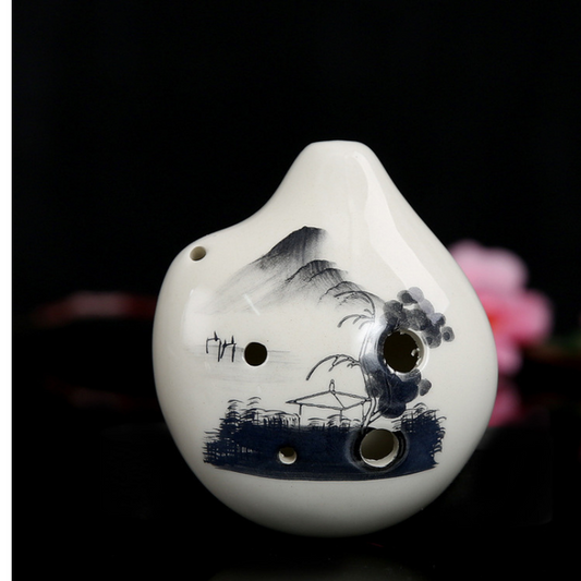 6-Hole Landscape Ocarina Round Shape