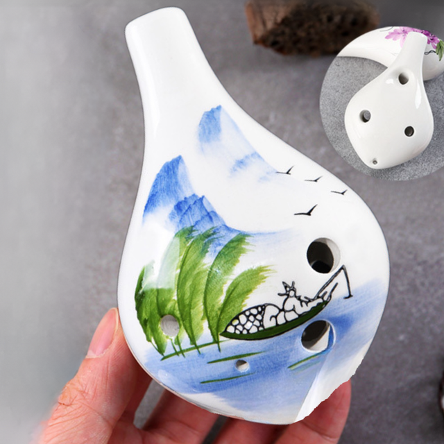 6-Hole Landscape Ocarina Special Drop Shape