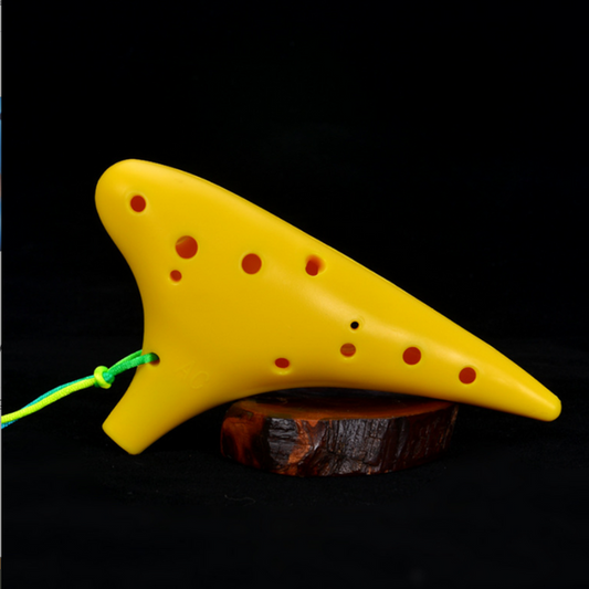 12-Hole Yellow Ocarina Classic Shape