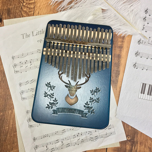 17-Key Blue Deer Kalimba