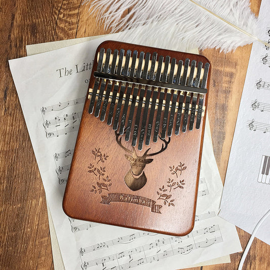 17-Key Brown Deer Kalimba