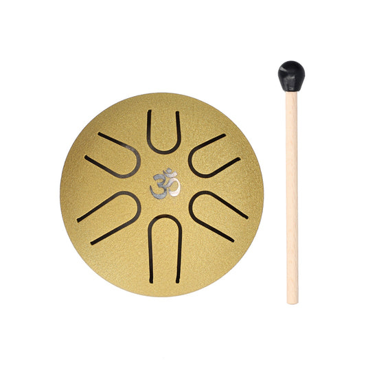 6-Tone 3-Inch Gold Steel Tongue Drum